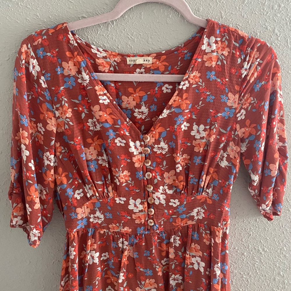 Flowery Mini Dress size S